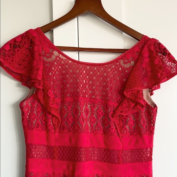 BCBGMaxazria Berry Red Renata Dress - Picture 5 of 8